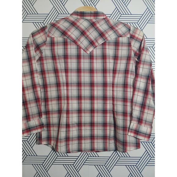 Mens Wrangler Long Sleeve Pearl Snap Size XL - Picture 4 of 4